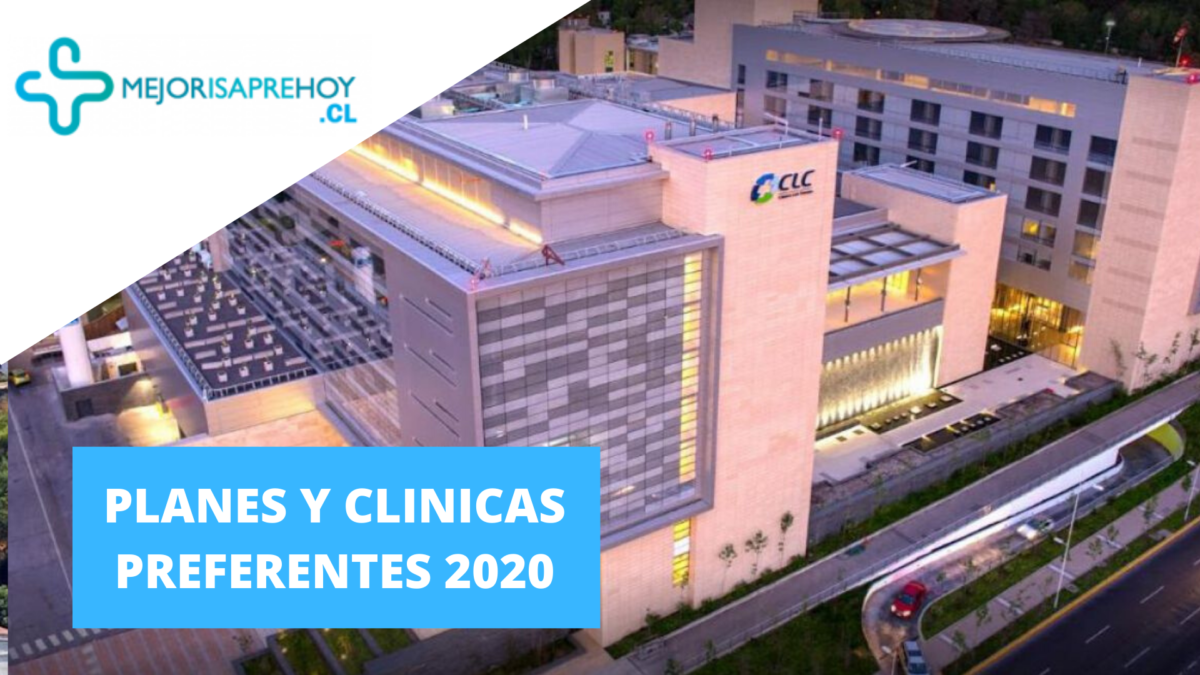 Planes y Clinicas Preferentes isapre 2020